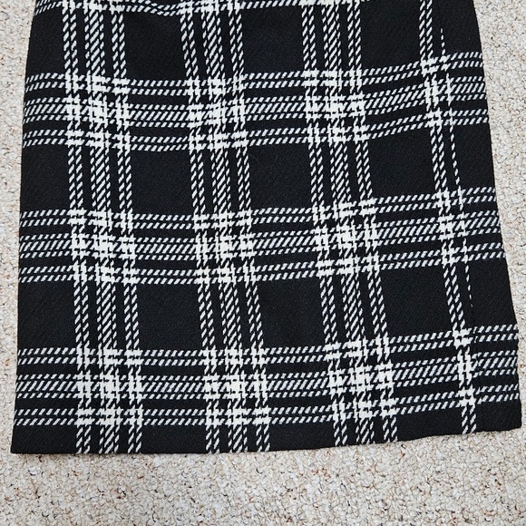 Talbots skirt size 6 black and white - Picture 1 of 3